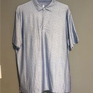 Hickey Freeman Light Blue Patterned Polo Shirt
